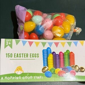 Brand new!!! 150 qty Colorful Easter Eggs Set plus extra for Free